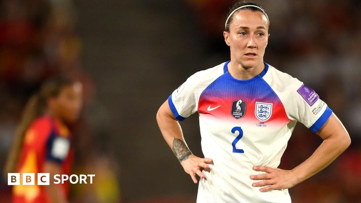 Player in England kit during match, looking concerned Player in England kit during match, looking concerned