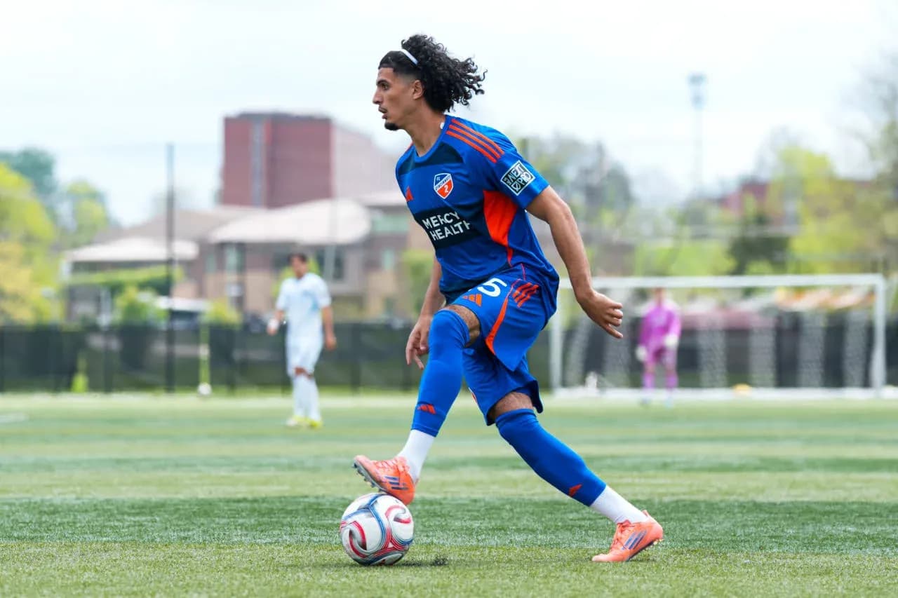 Player dribbling the ball during match Player dribbling the ball during match