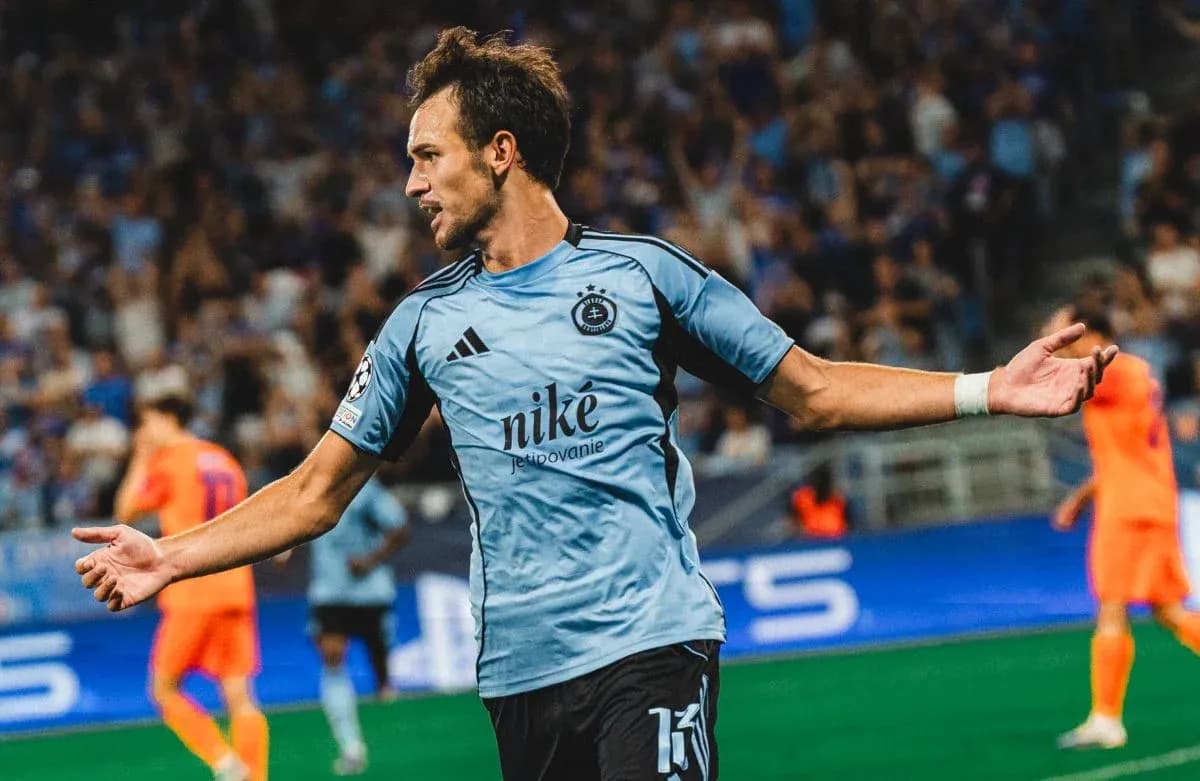 Player celebrating during UEFA Champions League match Player celebrating during UEFA Champions League match