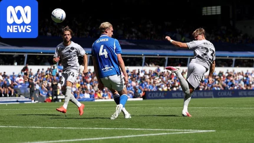 Player attempting a shot on goal during match Player attempting a shot on goal during match