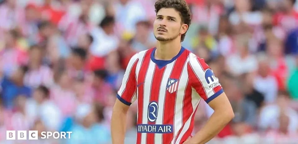 Atletico Madrid player on the field during match Atletico Madrid player on the field during match