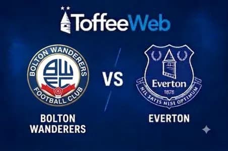 Bolton Wanderers vs Everton match graphic Bolton Wanderers vs Everton match graphic