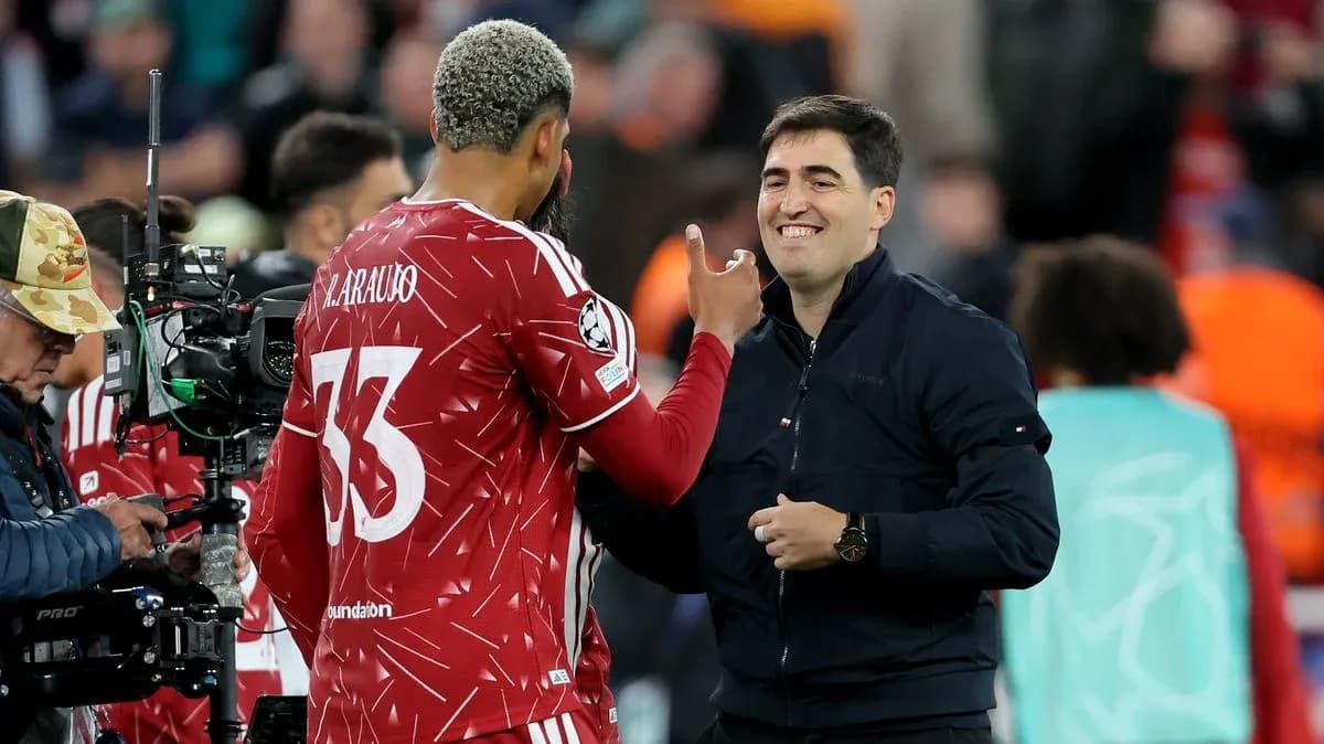 Player and coach interacting during match celebration Player and coach interacting during match celebration