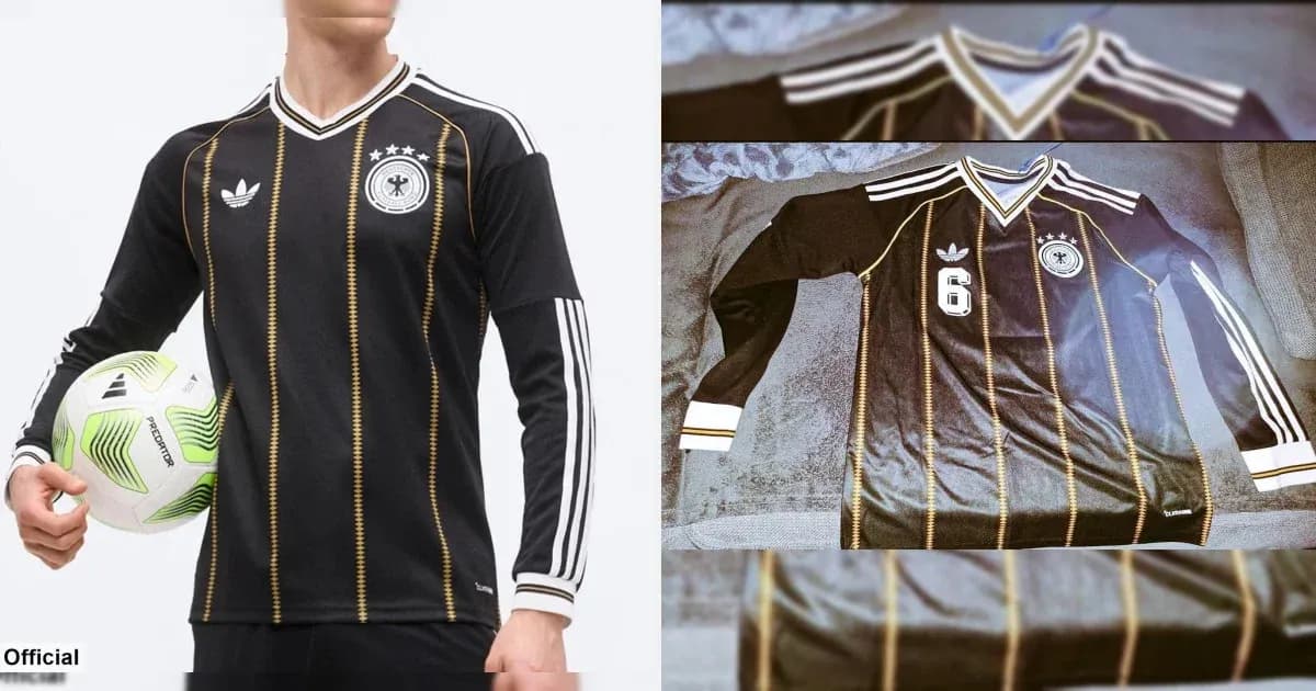Black Germany national team jersey with player number 6 Black Germany national team jersey with player number 6