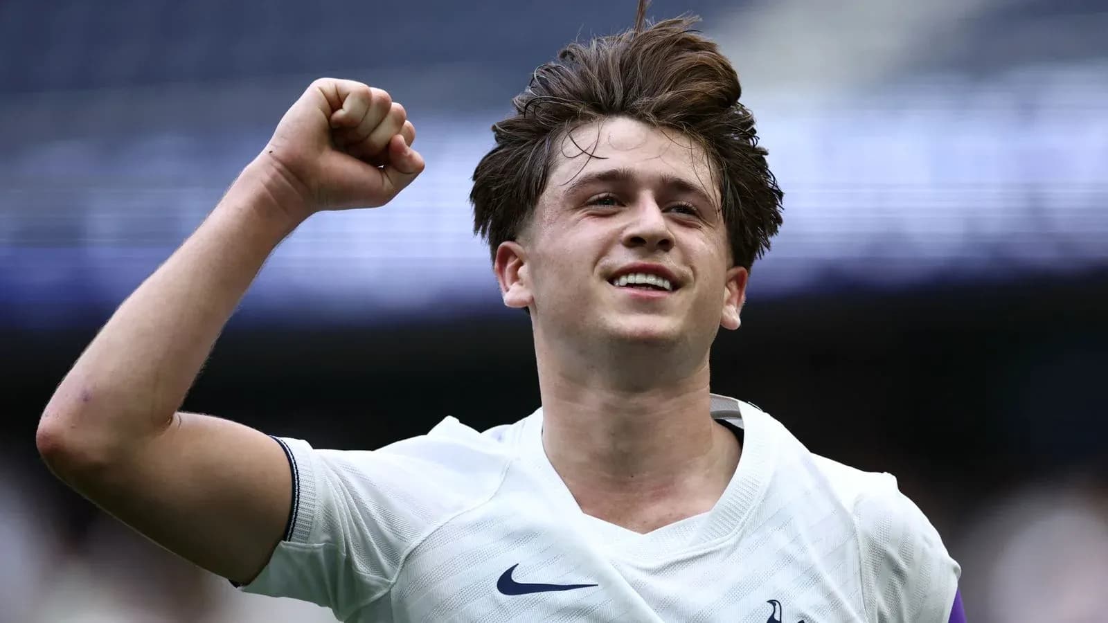 Player celebrating after scoring a goal Player celebrating after scoring a goal