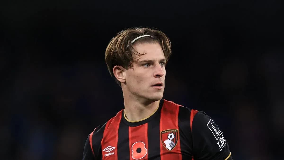 AFC Bournemouth player during a match AFC Bournemouth player during a match