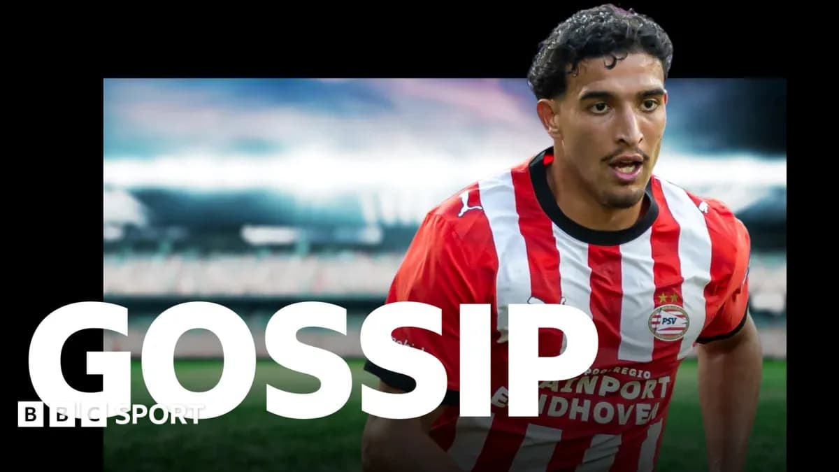 Player in PSV Eindhoven kit running on field Player in PSV Eindhoven kit running on field