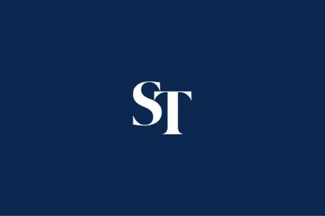 Logo of ST on a blue background Logo of ST on a blue background