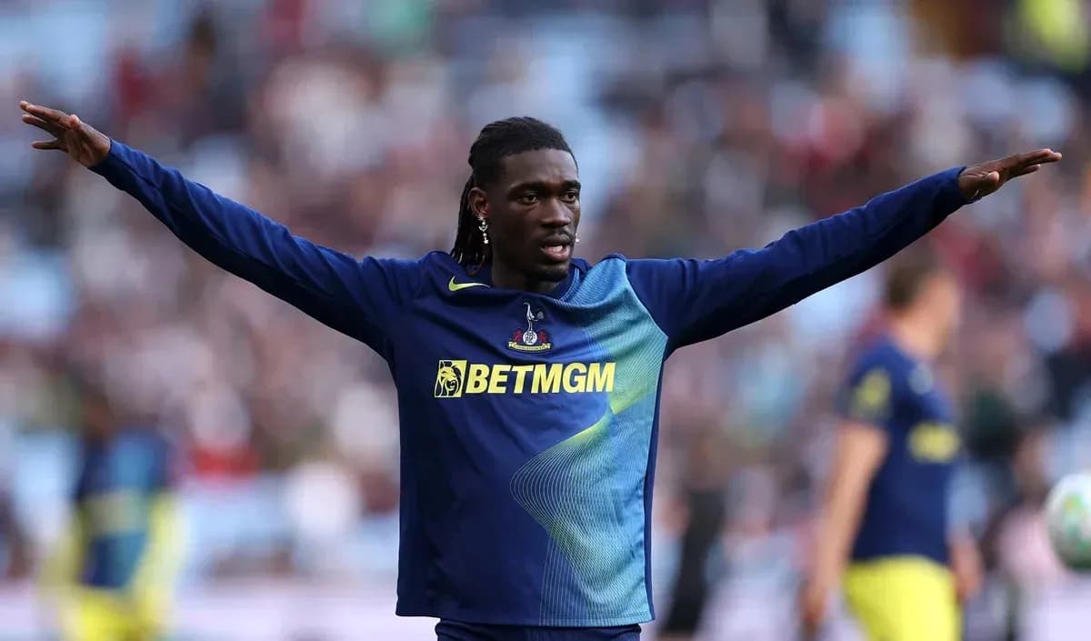 Player warming up with arms outstretched before match Player warming up with arms outstretched before match