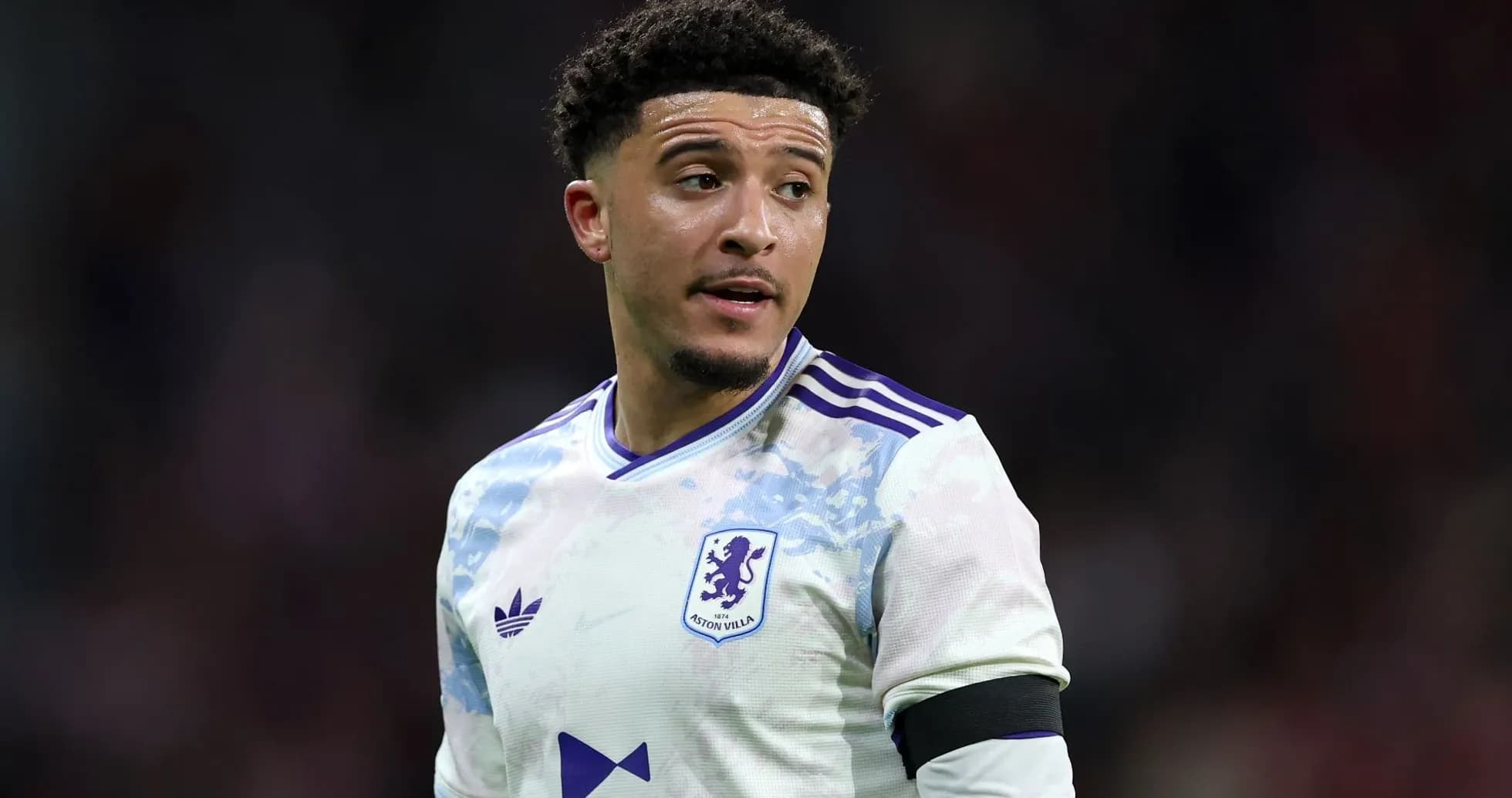 Player wearing Aston Villa jersey during match Player wearing Aston Villa jersey during match