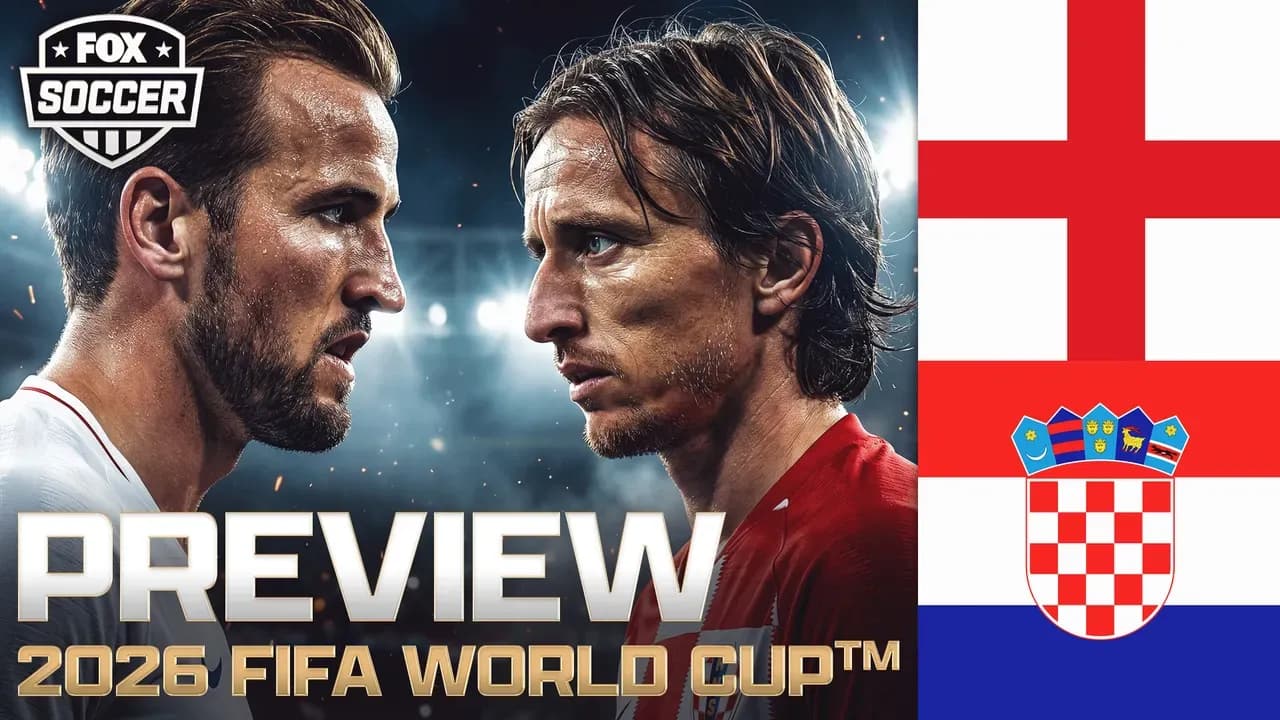 England vs Croatia at FIFA World Cup 2026 England vs Croatia at FIFA World Cup 2026