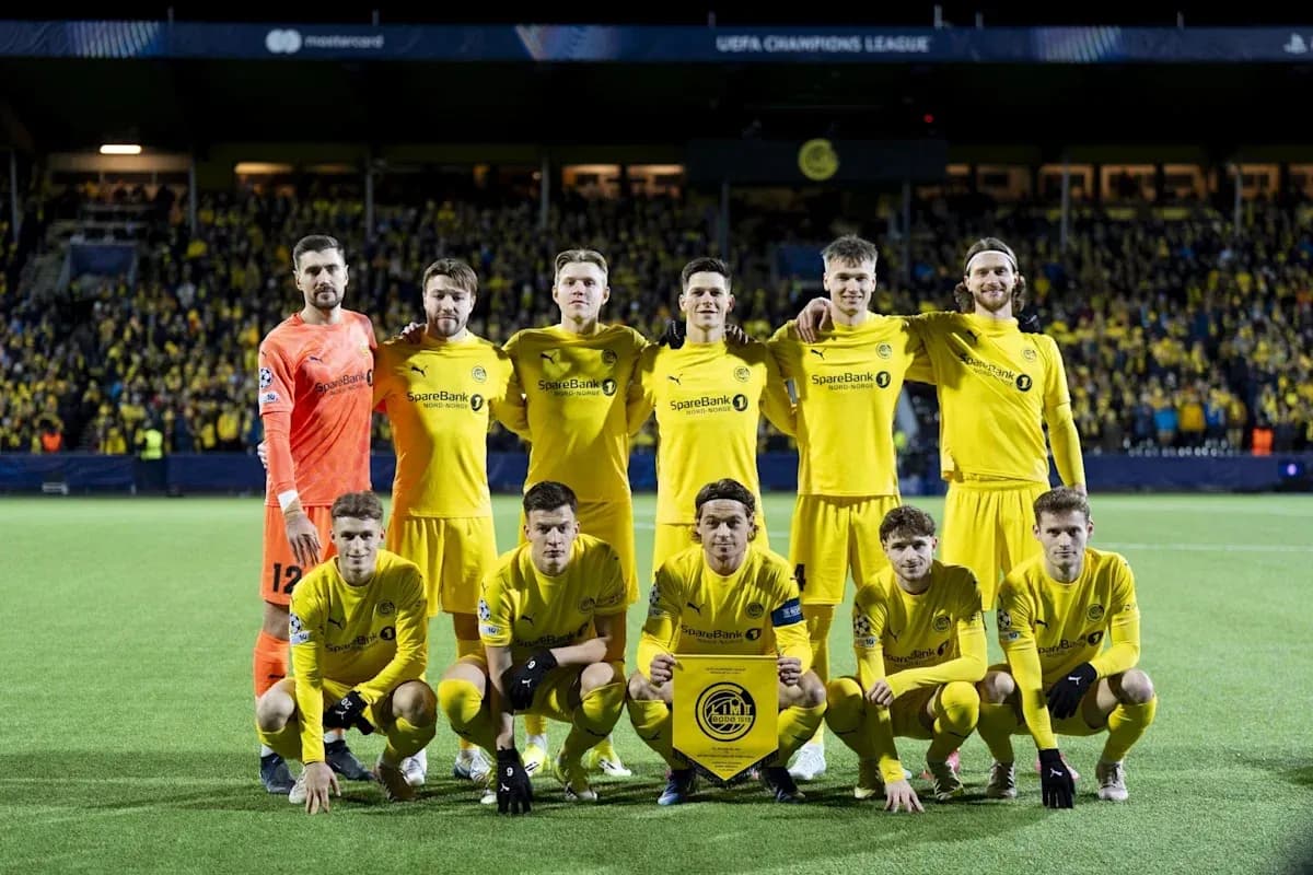Bodo/Glimt team photo before UEFA Champions League match Bodo/Glimt team photo before UEFA Champions League match