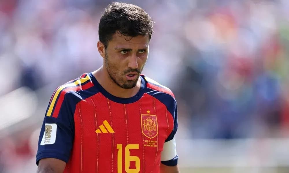 Player wearing Spain jersey during match Player wearing Spain jersey during match