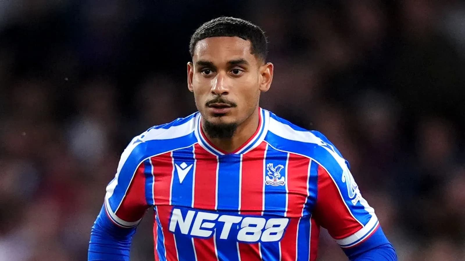 Player in Crystal Palace kit during match Player in Crystal Palace kit during match