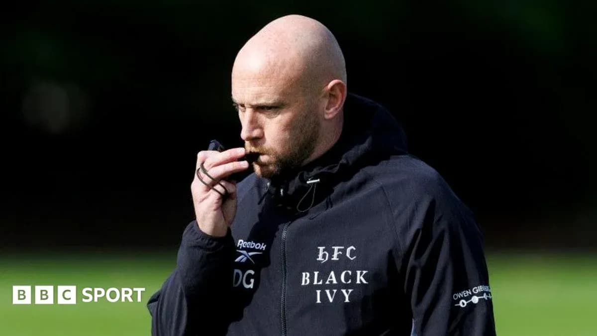 Coach blowing whistle during training session Coach blowing whistle during training session