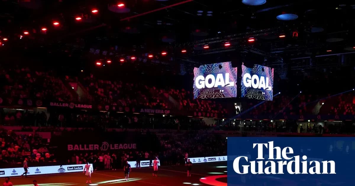 Indoor arena with crowd celebrating a goal Indoor arena with crowd celebrating a goal