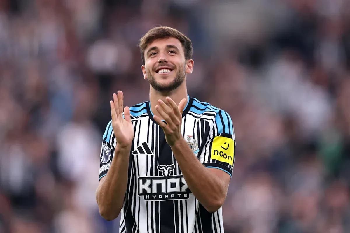 Newcastle player applauding fans during match Newcastle player applauding fans during match