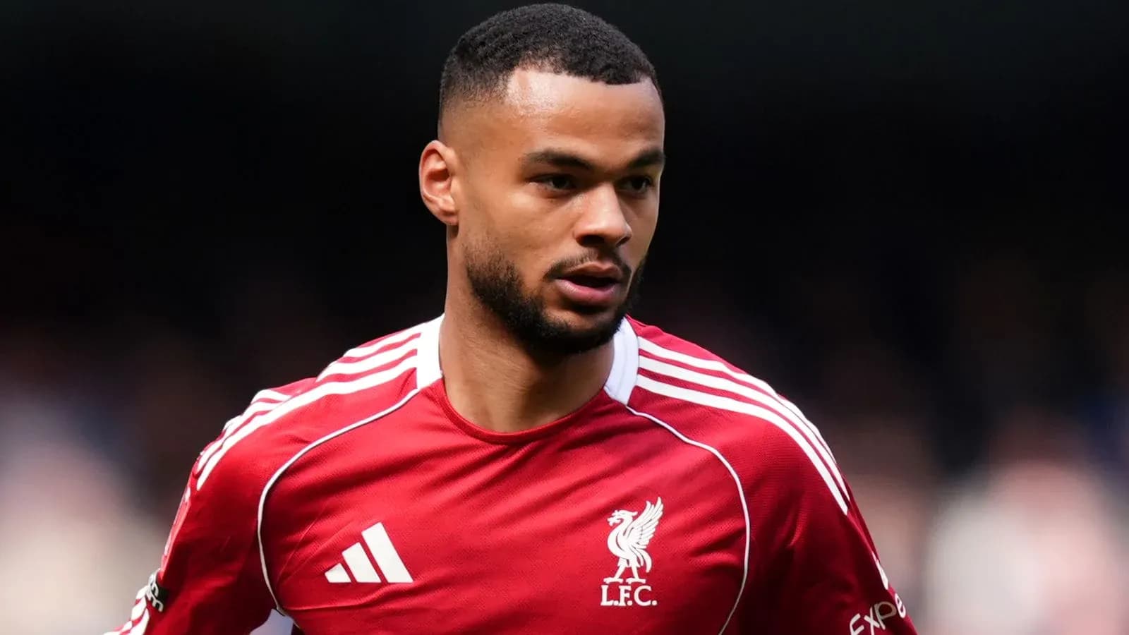 Player wearing Liverpool FC kit during match Player wearing Liverpool FC kit during match