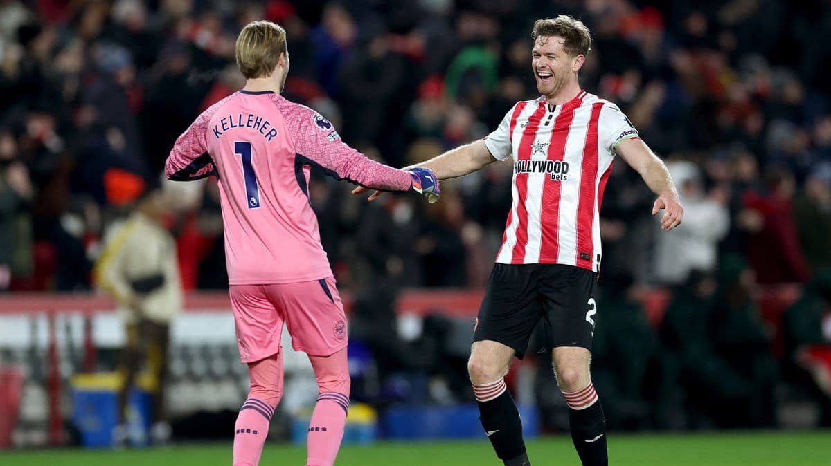 Two players celebrating after a match together Two players celebrating after a match together