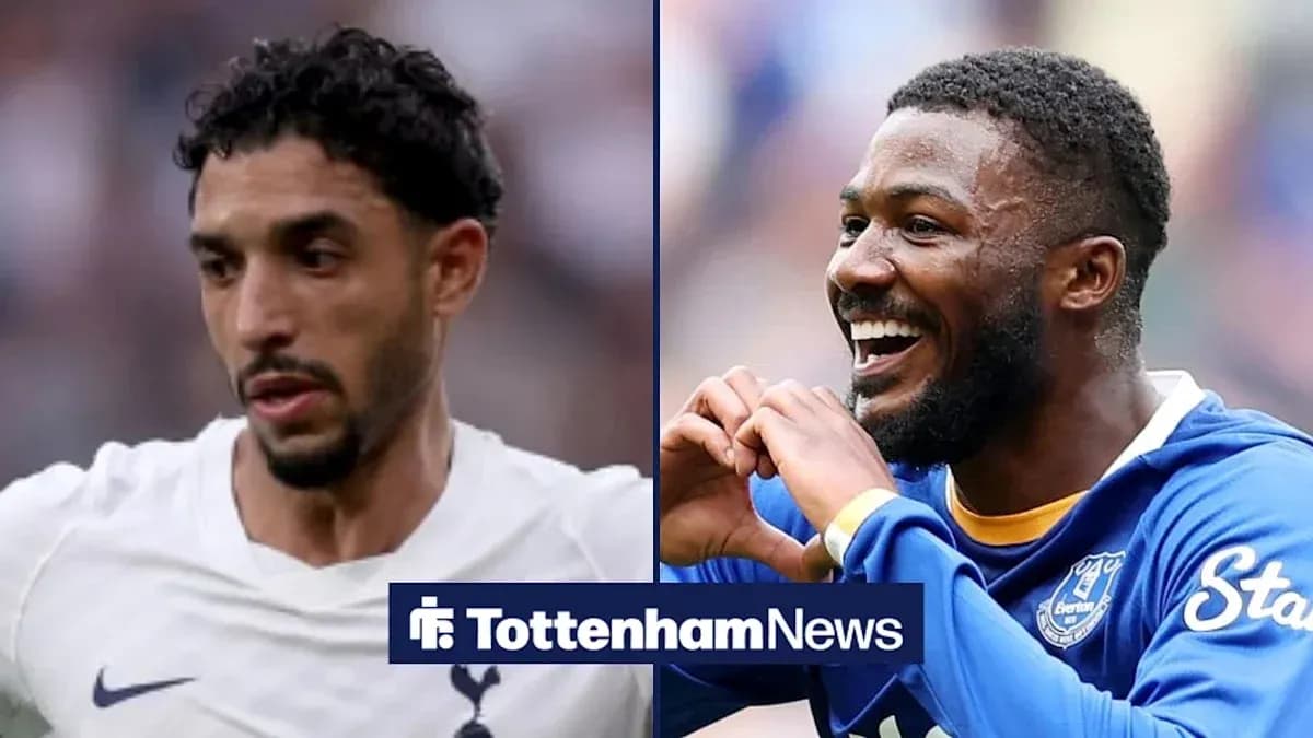 Players from Tottenham and Everton during match Players from Tottenham and Everton during match