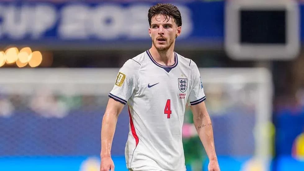 Player wearing England jersey during match action Player wearing England jersey during match action
