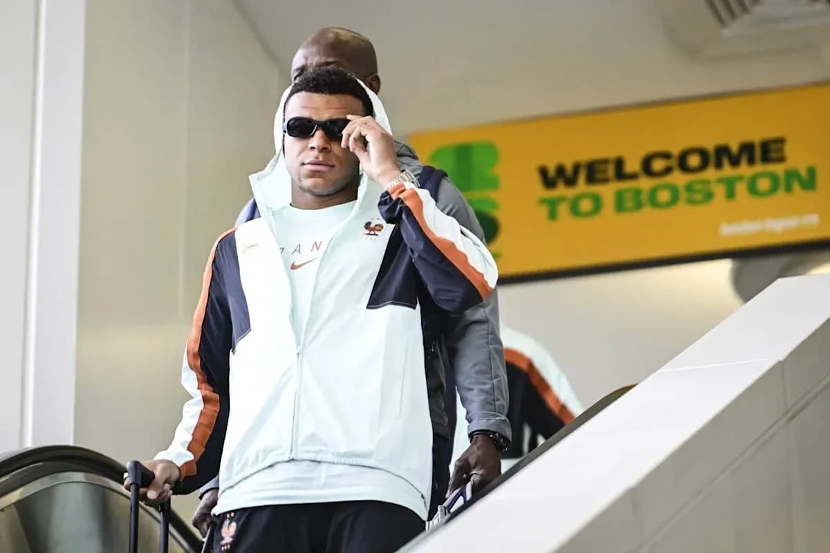 Player arriving at Boston airport with suitcase Player arriving at Boston airport with suitcase