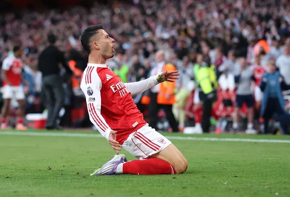 Player celebrating after scoring a goal Player celebrating after scoring a goal