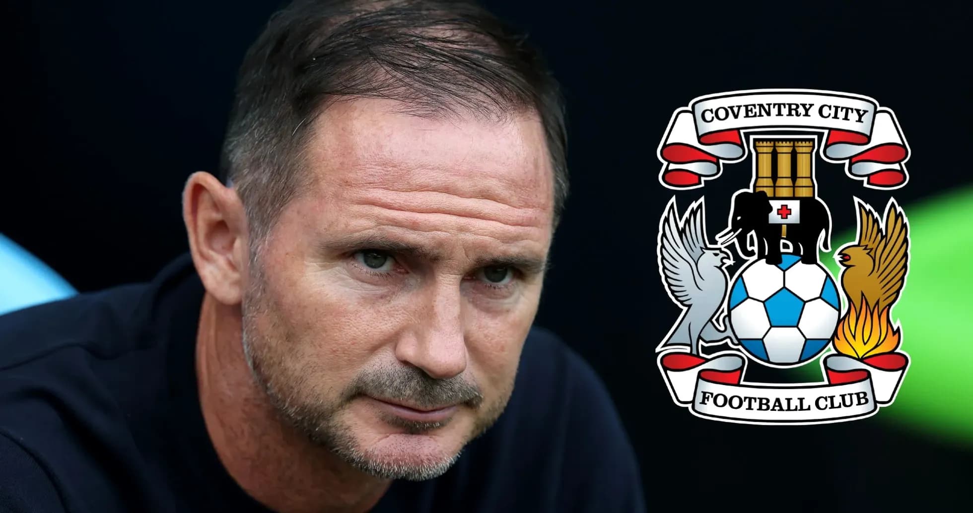 Coach focused during match with Coventry City logo Coach focused during match with Coventry City logo
