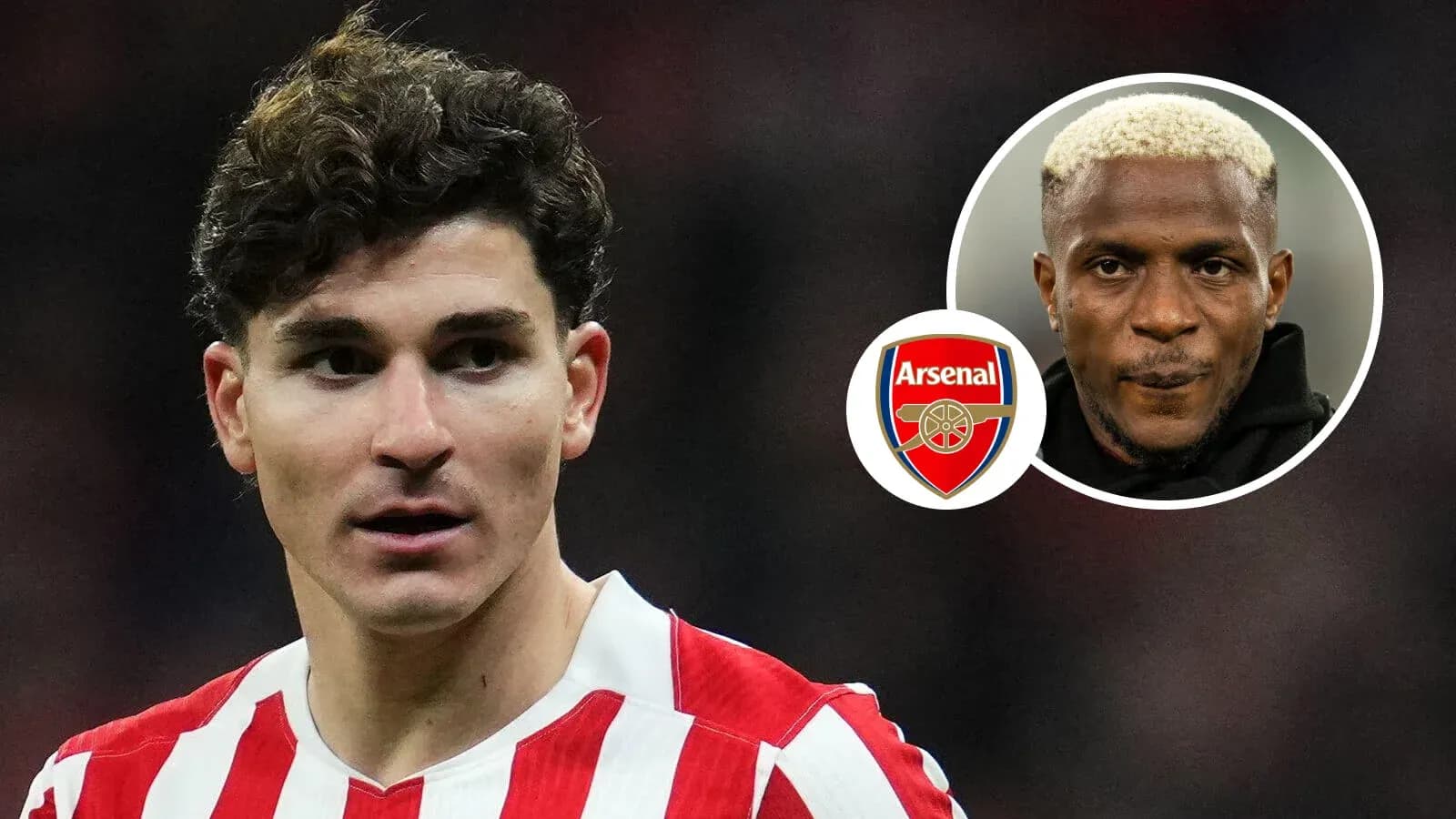 Football player in red and white kit with Arsenal logo Football player in red and white kit with Arsenal logo