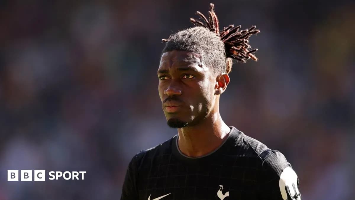 Player wearing Tottenham kit during match Player wearing Tottenham kit during match