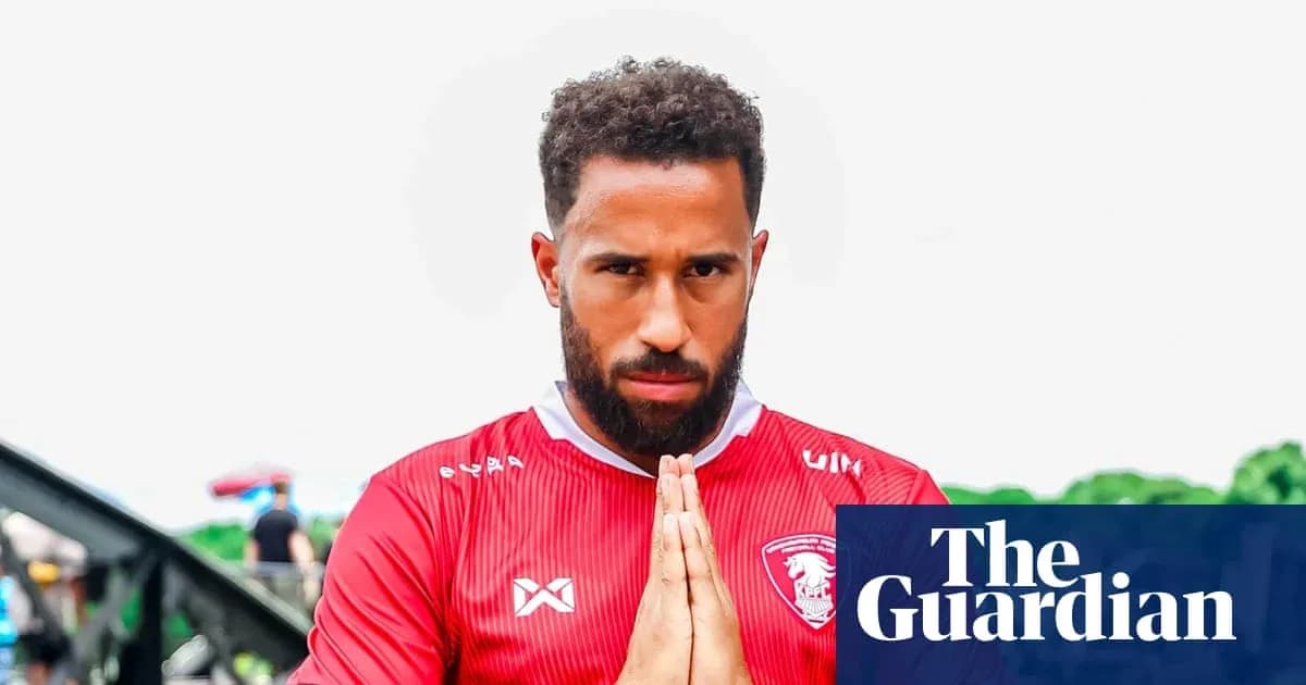 Player posing with hands together in prayer gesture Player posing with hands together in prayer gesture