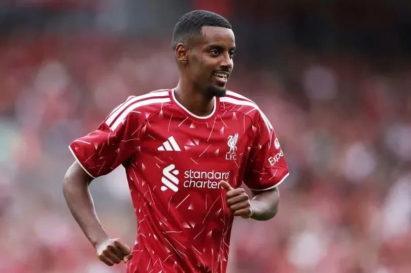 Player celebrating during Liverpool match Player celebrating during Liverpool match
