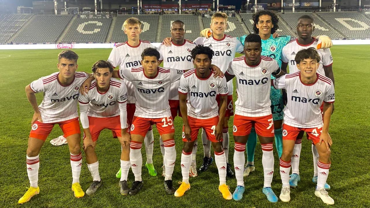 Colorado Rapids II team photo before the match Colorado Rapids II team photo before the match