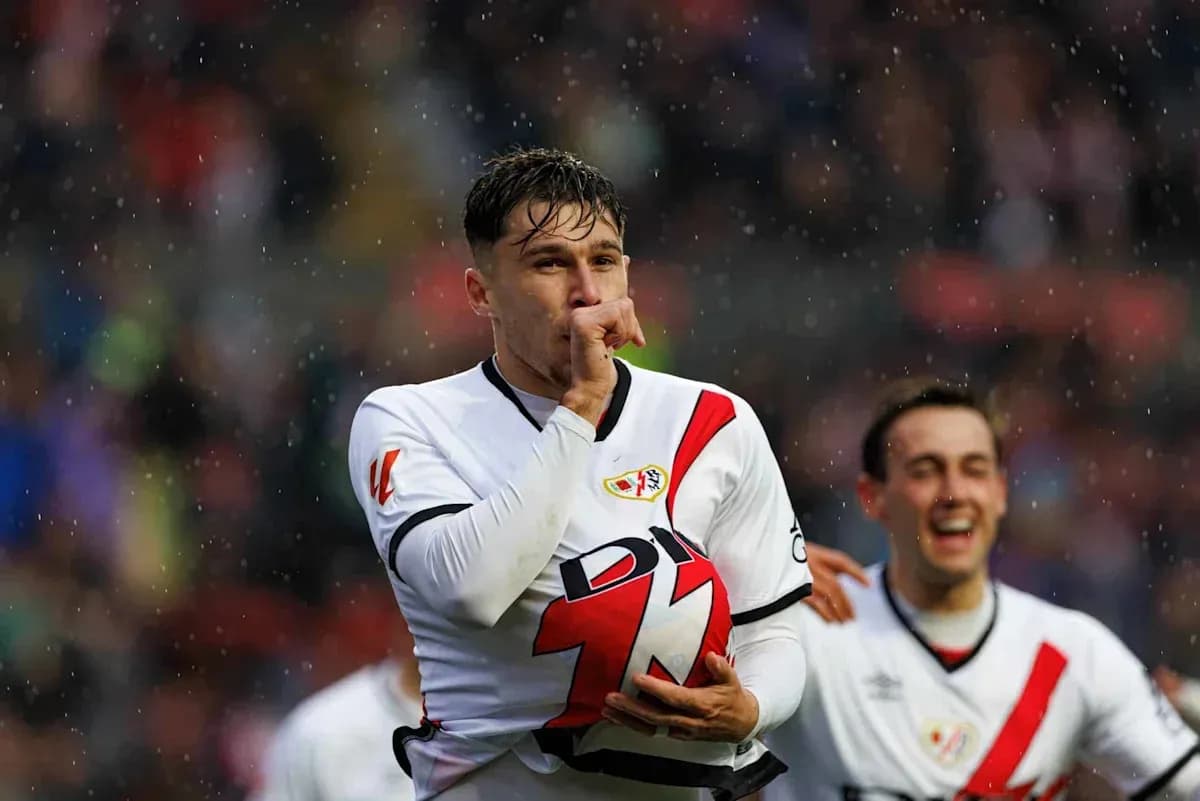 Player celebrating with a goal celebration gesture Player celebrating with a goal celebration gesture
