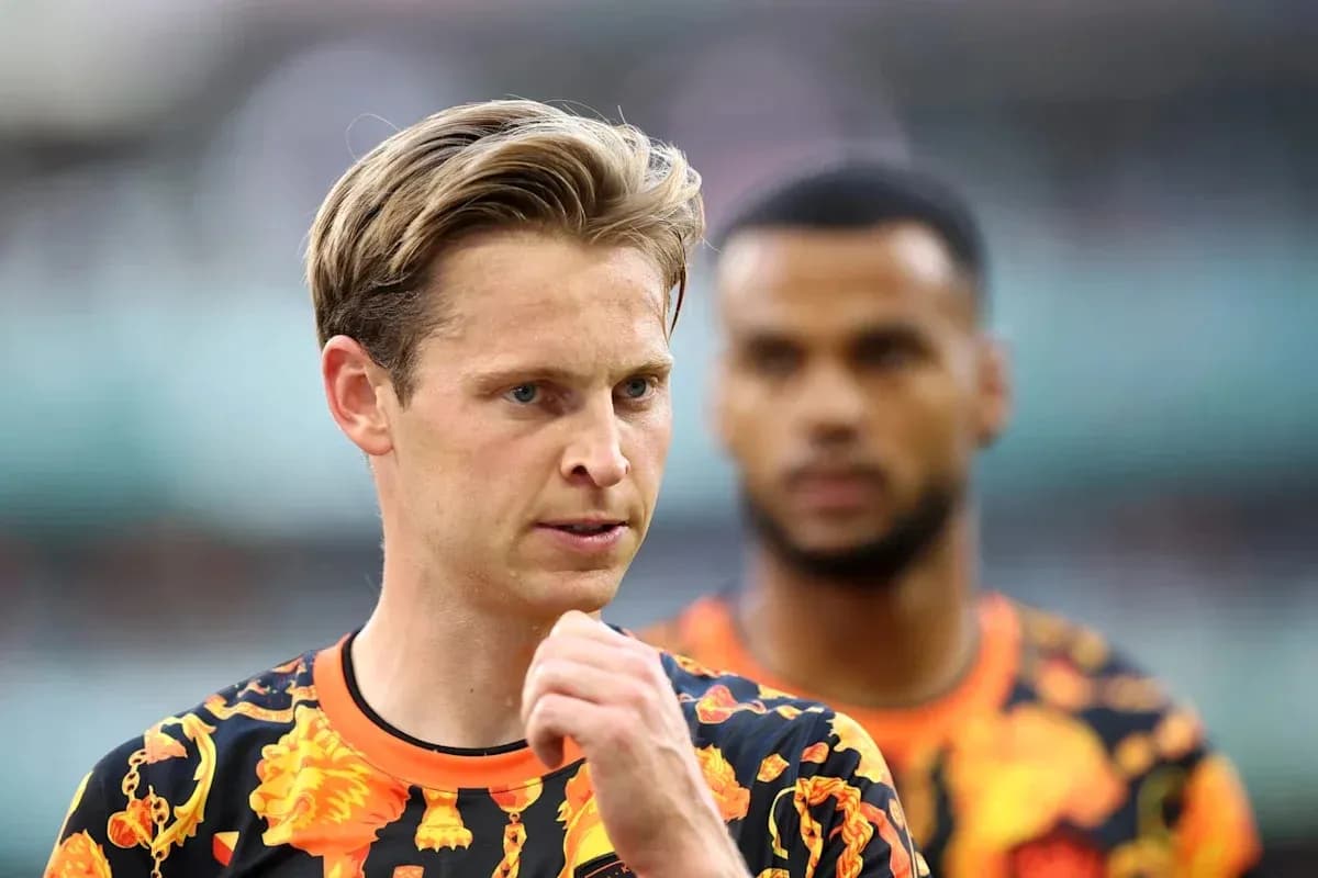 Two players in colorful jerseys before a match Two players in colorful jerseys before a match