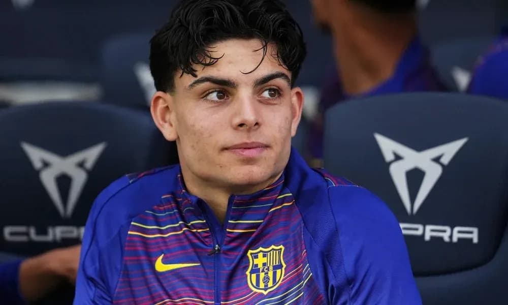 Barcelona player sitting on the bench during match Barcelona player sitting on the bench during match