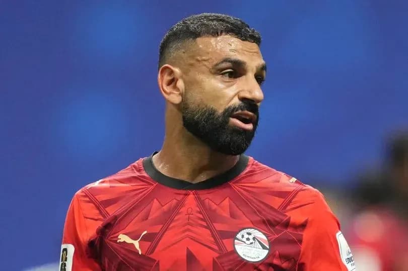 Player wearing Egypt jersey during match Player wearing Egypt jersey during match