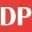 Logo featuring the letters D and P Logo featuring the letters D and P