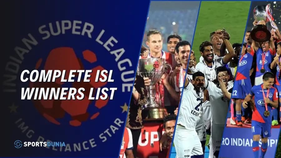 Complete List of Indian Super League Champions from 2014 to 2024 Complete List of Indian Super League Champions from 2014 to 2024