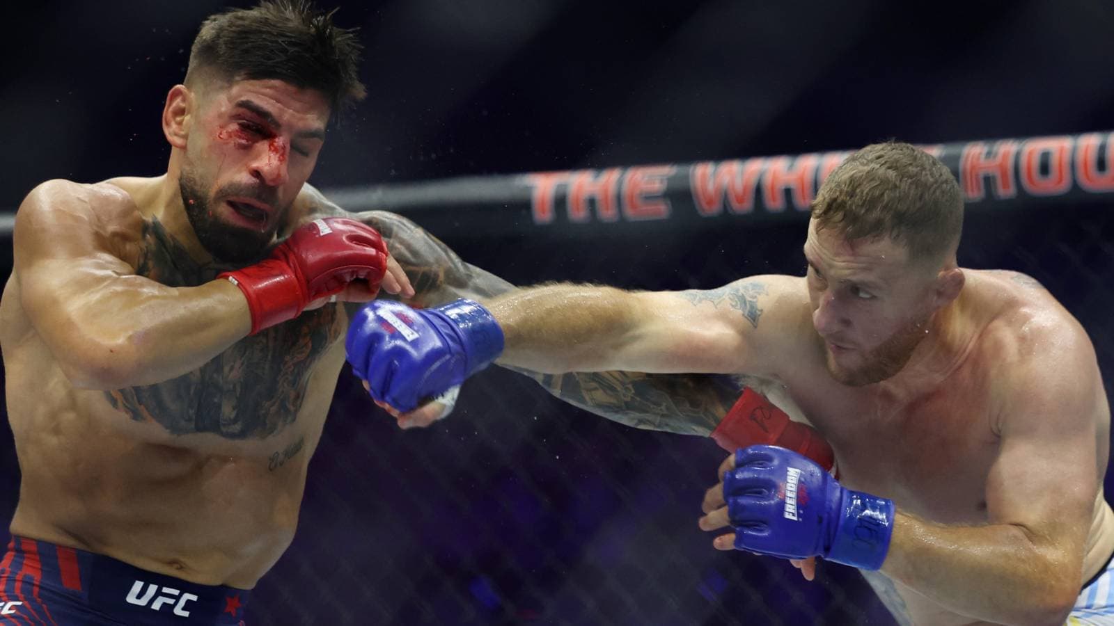 Ilia Topuria Accuses Justin Gaethje Following UFC Defeat Ilia Topuria Accuses Justin Gaethje Following UFC Defeat