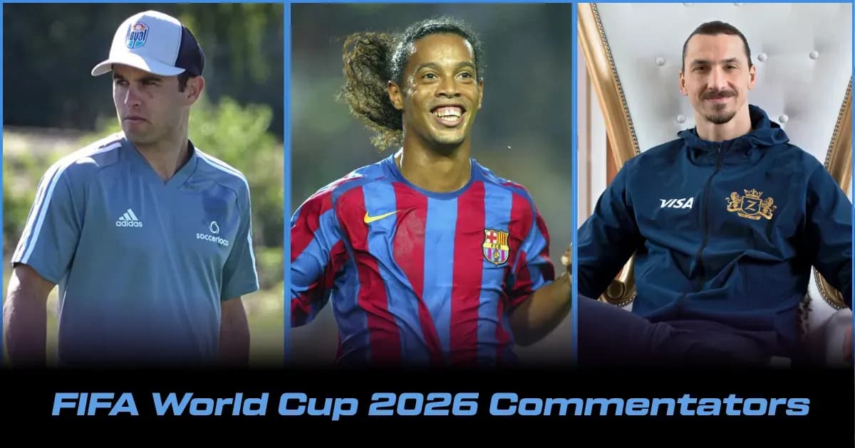 FIFA World Cup 2026 Commentators: Complete Lineup of Presenters and Analysts FIFA World Cup 2026 Commentators: Complete Lineup of Presenters and Analysts