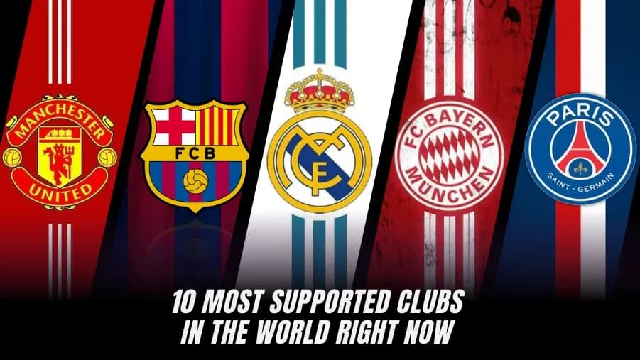 Top 10 Most Supported Football Clubs Worldwide in 2026 Top 10 Most Supported Football Clubs Worldwide in 2026